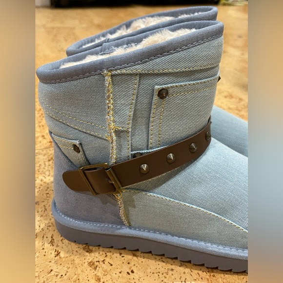 JINSOLE - BLUE - BOOTIES by CAPE ROBBIN Size 7.5 New never worn - Picture 5 of 16